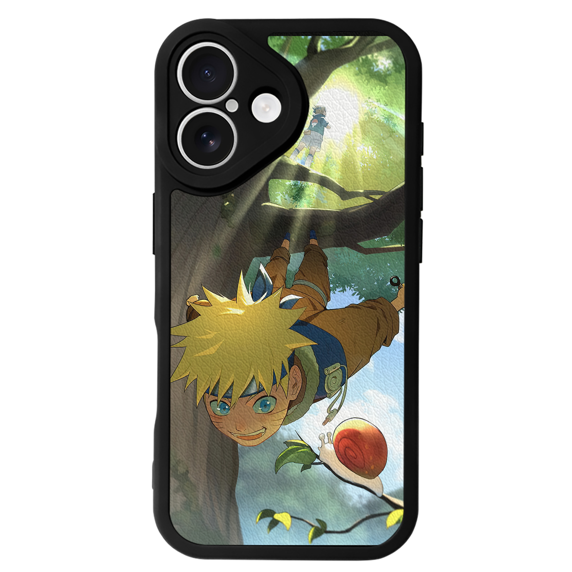 （画像用） NARUTO -ナルト- NARUTO -ナルト- 疾風伝 【iPhone 16シリーズ対応】シリコンスマホケース（レザー調） 材質：シリコン